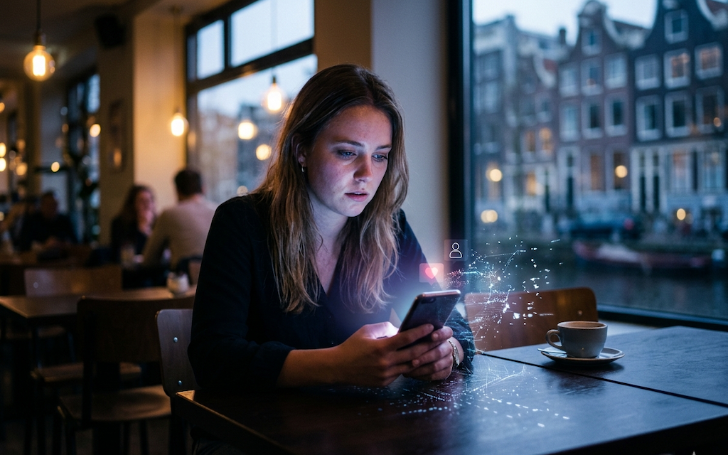Liefde in het tijdperk van blauwe vinkjes: hoe sociale media onze relaties vervormen