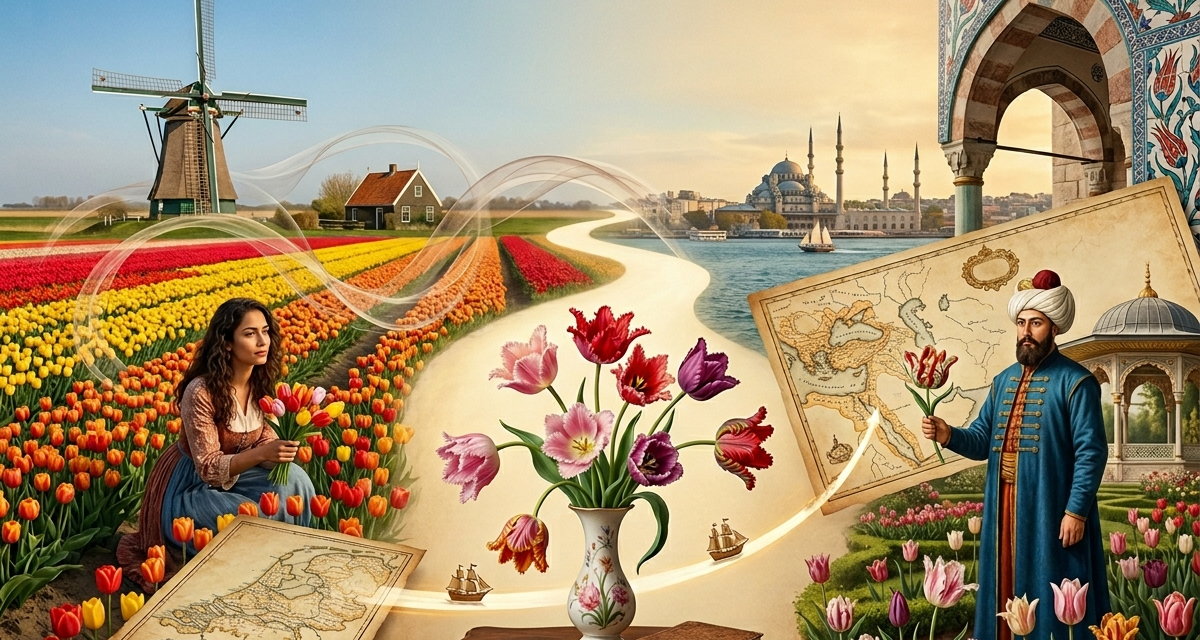 Tulpen uit Turkije: de oorsprong van de tulp